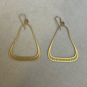 Gold Dangling Earrings
